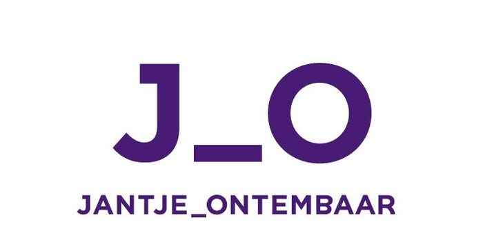 「JANTJE_ONTEMBAAR」ロゴ(提供写真)