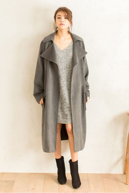 モッサウエストリボンガウンコート「Re:EDIT by GALSTAR」5,998円(税込)/画像提供:Re:EDIT by GALSTAR