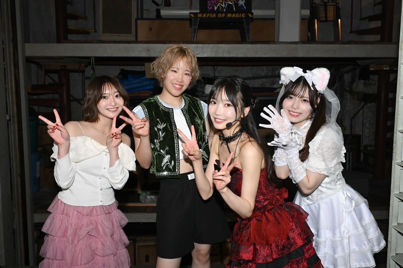 こぴ、うー、吉沢朱音、岩田陽菜（提供写真）