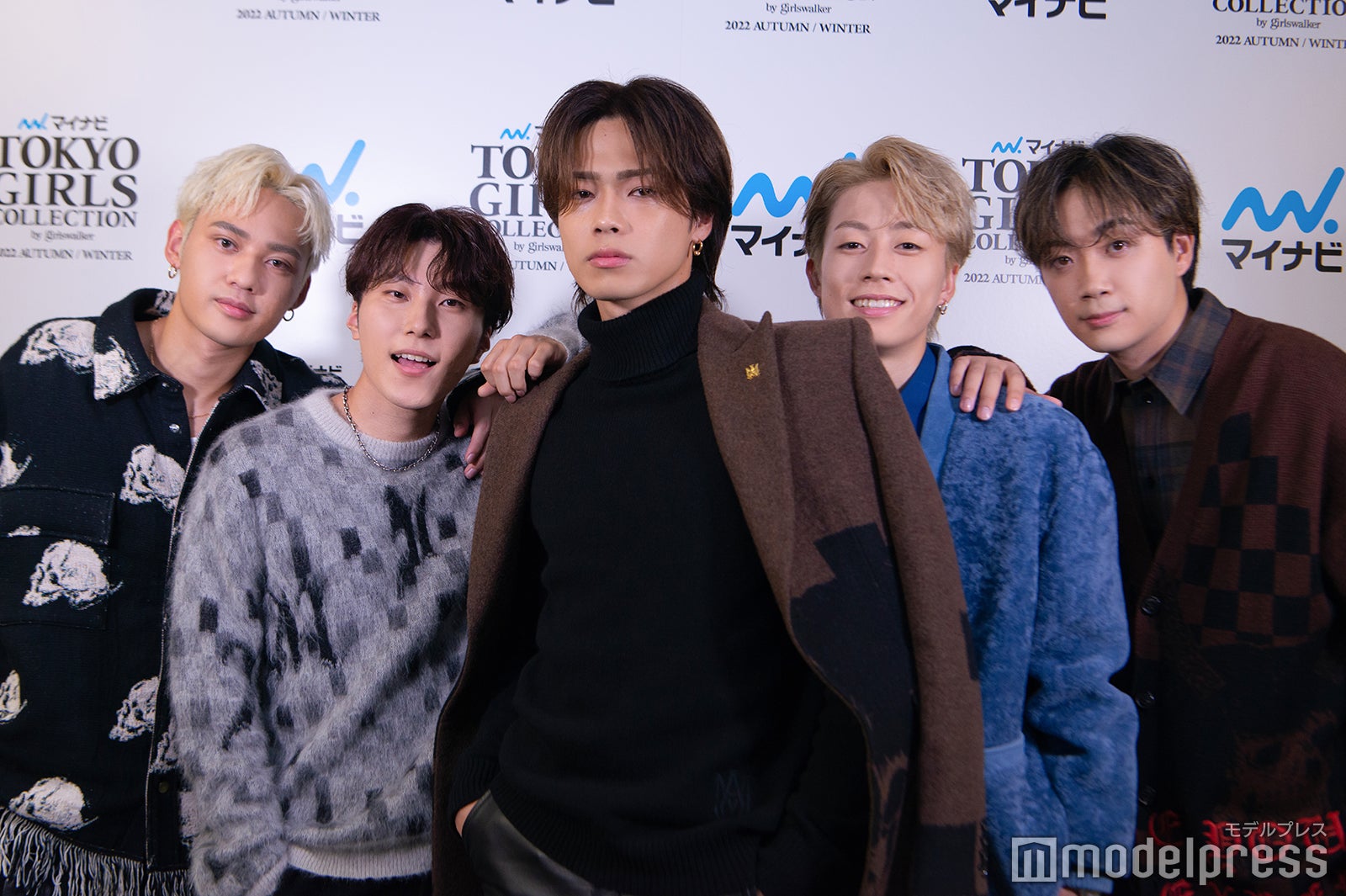 ひゅうが、あむぎり、やまと、ゆうた、うらた／コムドット（C）モデルプレス