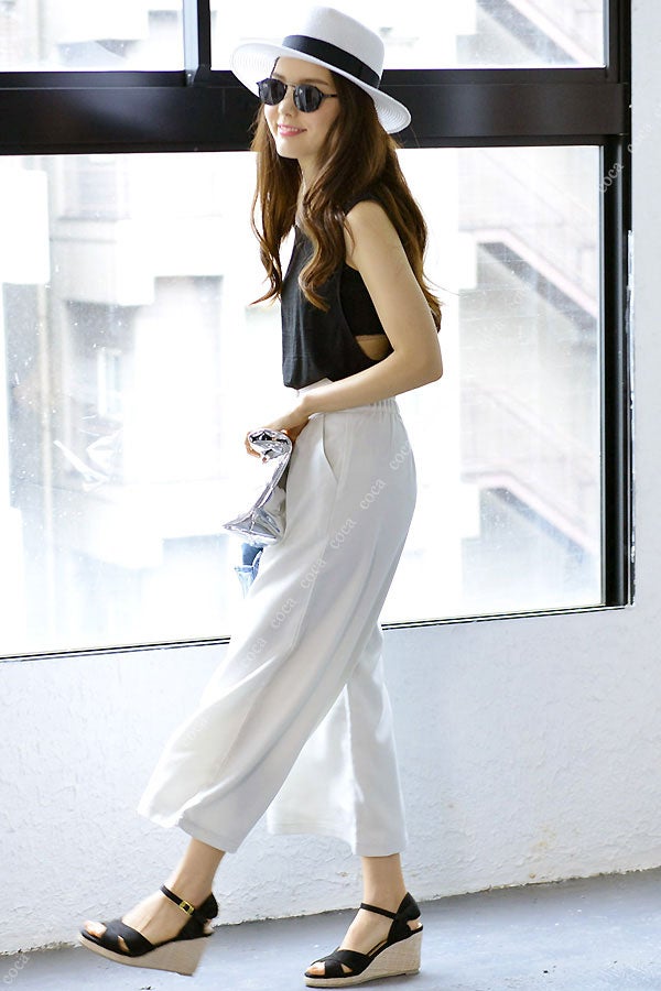 柔らか素材の大人ガウチョ「coca」3,490円（税込）