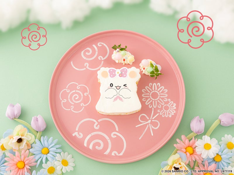「はなまるパンケーキ（まるん）」税込1,590円（C）2026 SANRIO CO., LTD. APPROVAL NO. L671119