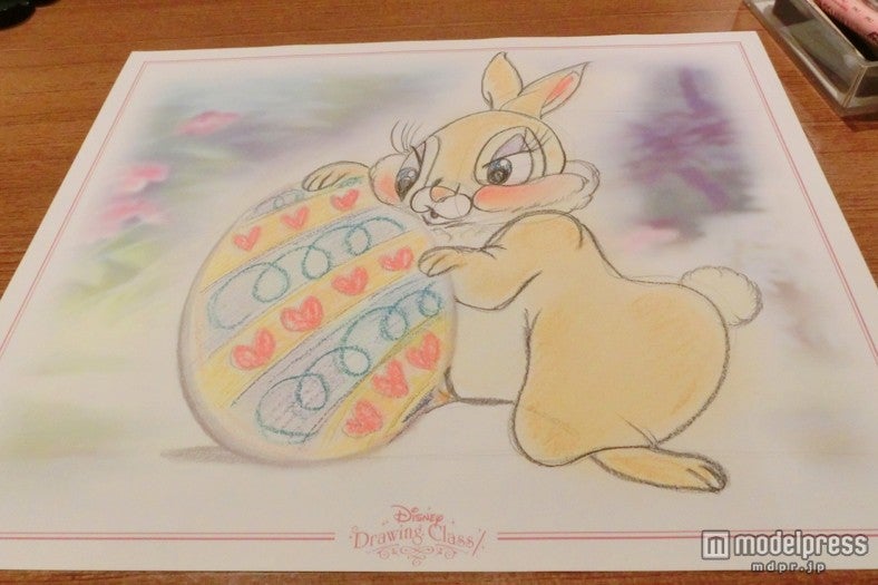 ディズニーランド、春の特別なお絵かき講座＜体験レポート＞ - モデル