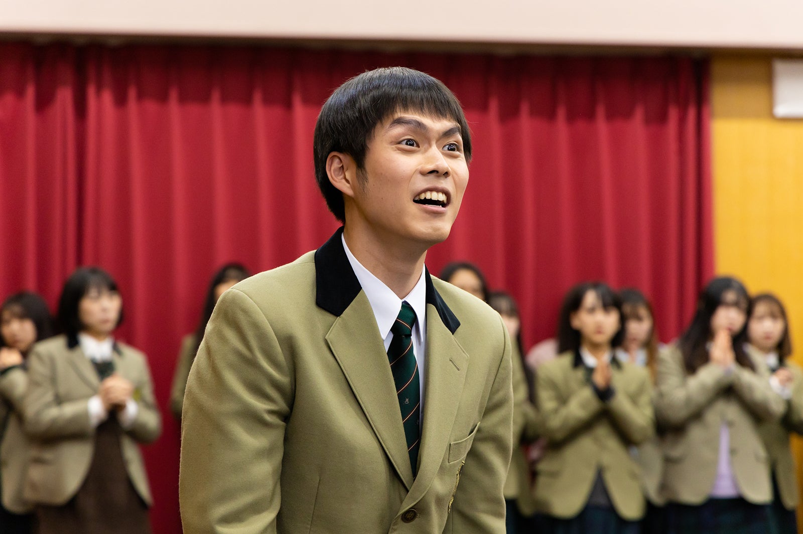 細田佳央太 「もしも、イケメンだけの高校があったら」より（C）テレビ朝日