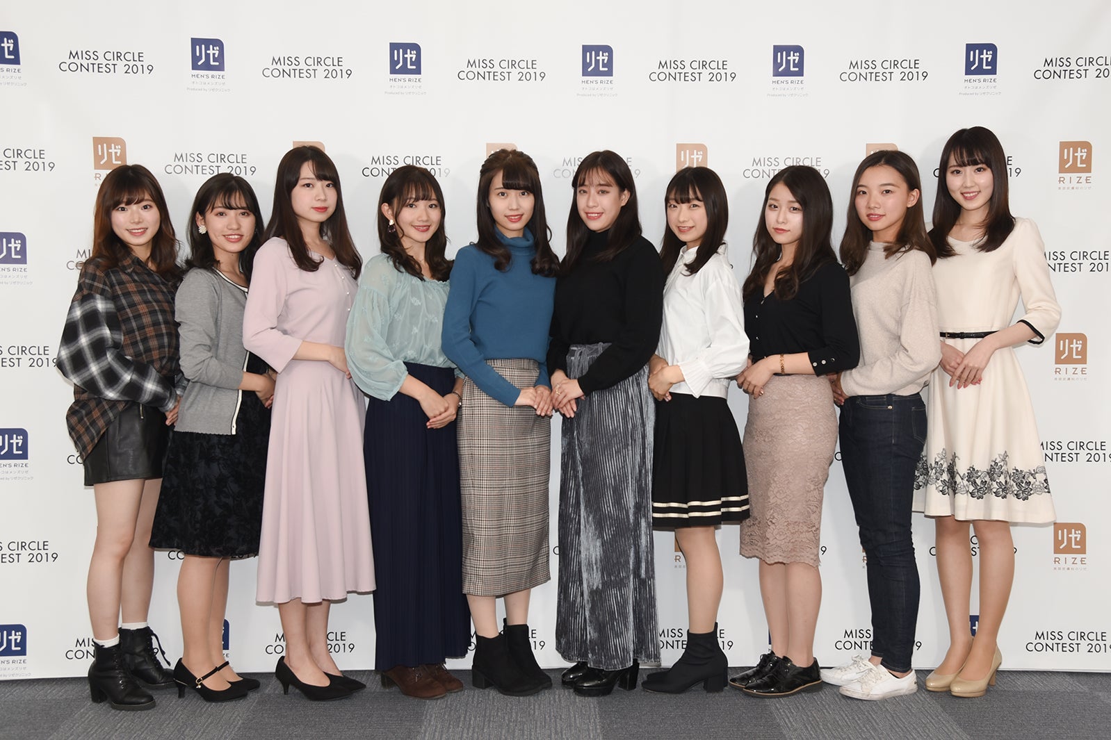 （左から）黒川さくら、宮澤咲希、町遥香、斎藤渚、岡部優衣、水野愛友美、藤野亜紗美、石黒香奈、孫愛、井手麻以花（提供画像）