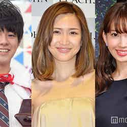 8月13日に最も読まれたニュースは？／（左から）宇佐卓真、紗栄子、小嶋陽菜（C）モデルプレス