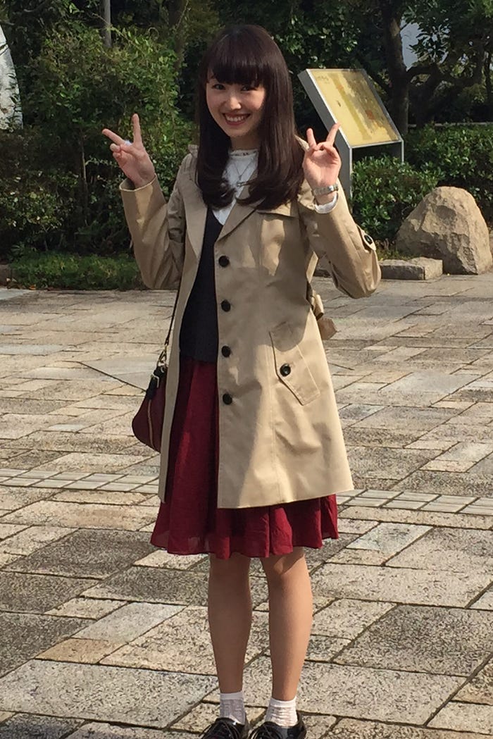 「ラブホの上野さん」撮影オフショット/福井有彩(画像提供:所属事務所)