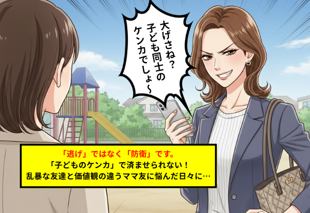 トラブルメーカーの親子から物理的に距離を置く！子どもの心を守るための決断