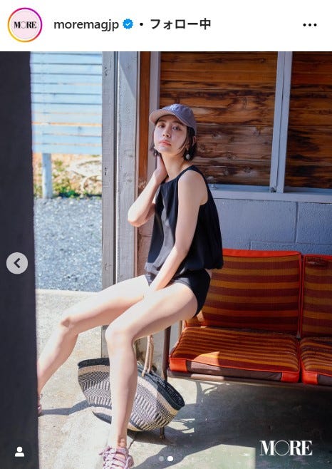 井桁弘恵/「MORE」Instagramより