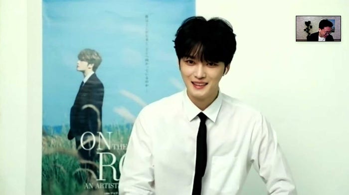 「ジェジュン:オン・ザ・ロード」公開記念生配信トークイベントに登場したジェジュン(C)STORY WORKS