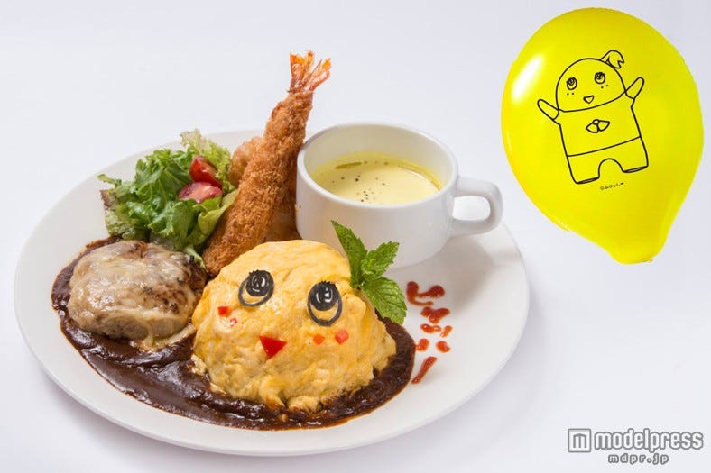 “ふなっしーカフェ”が渋谷にオープン 梨汁スイーツも登場