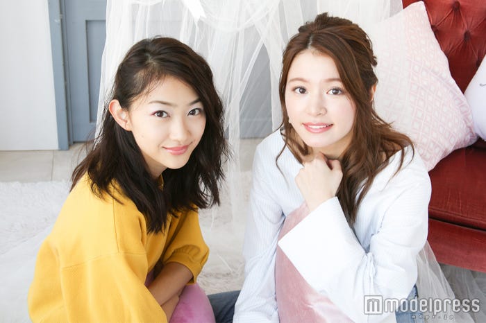 (左から)田辺かほ、ゆきら (C)モデルプレス