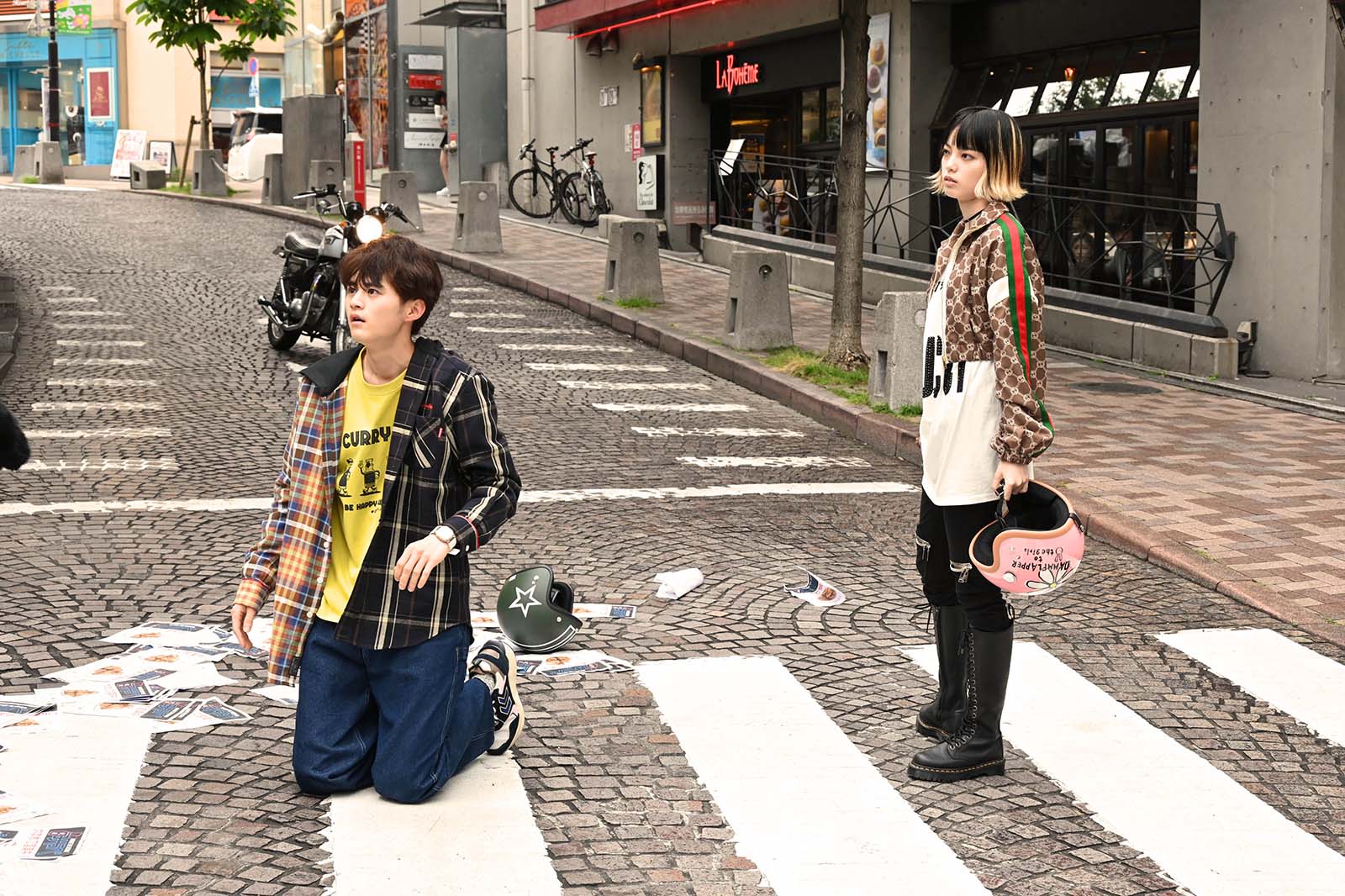 鈴鹿央士、平手友梨奈「六本木クラス」」第2話より（C）テレビ朝日