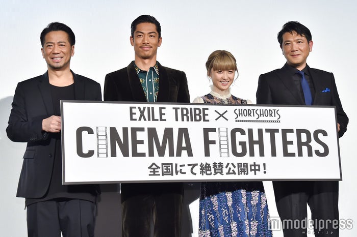 Exile Hiro 髪バッサリお披露目 2 3年前から切りたいなと 久々舞台挨拶で緊張 Cinema Fighters モデルプレス