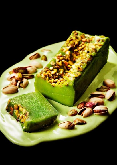 季節のガトーショコラ‐濃密ピスタチオ税込3,000円／画像提供：ドロキア・オラシイタ