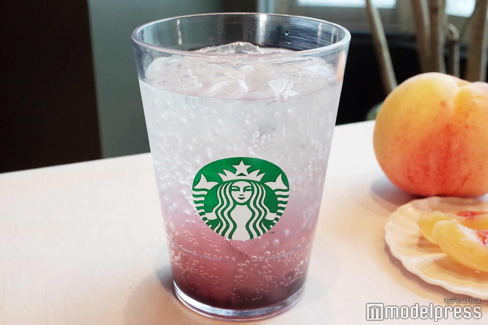 桜 咲くよ 白桃 ソーダ（C）モデルプレス