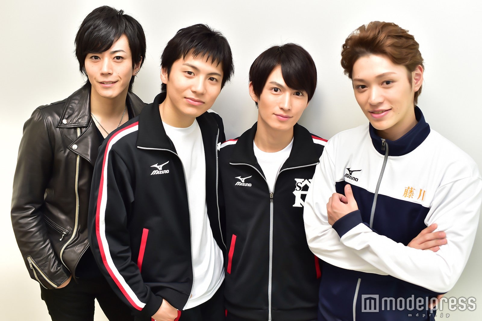 （左から）廣瀬智紀、宮崎秋人、松田凌、安西慎太郎（C）モデルプレス