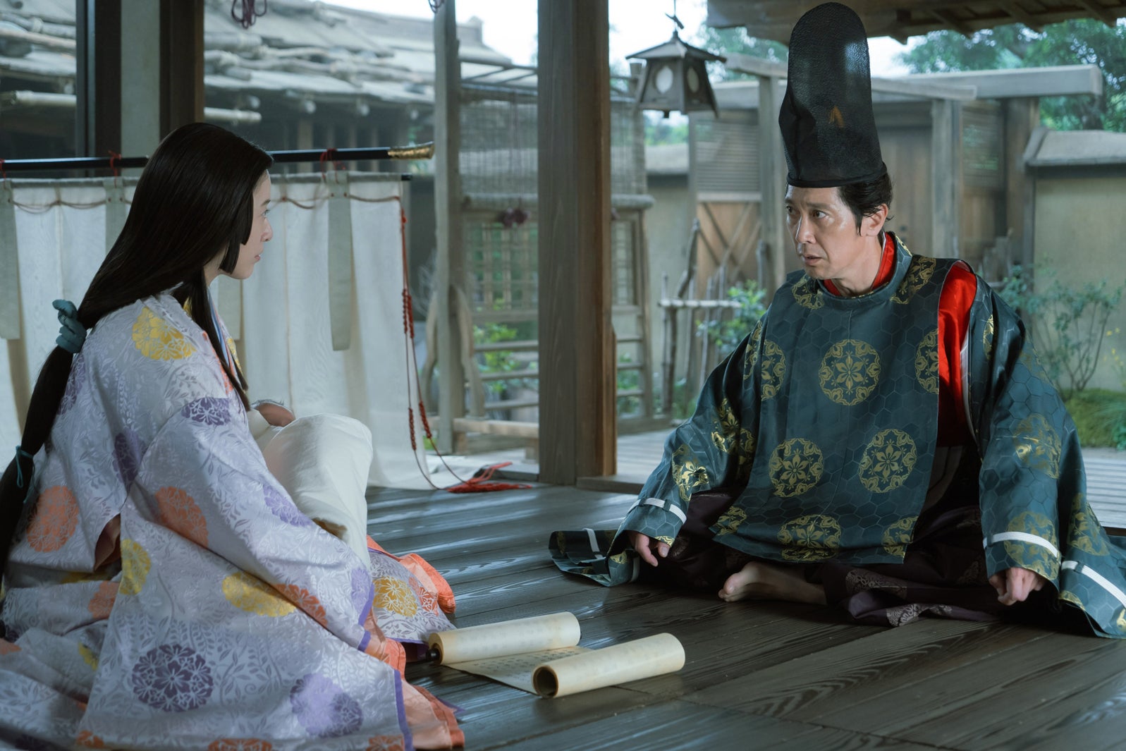 吉高由里子、佐々木蔵之介「光る君へ」第28話（C）NHK