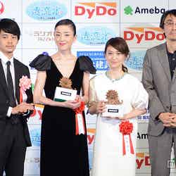 （左から）池松壮亮、宮沢りえ、大島優子、吉田大八監督