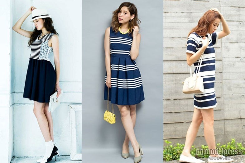 大人マリンなロマンチック「ボーダーワンピ」3選