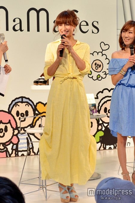「mama fes 2013 spring」のトークショーに登場した佐田真由美