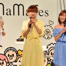 「mama fes 2013 spring」のトークショーに登場した佐田真由美