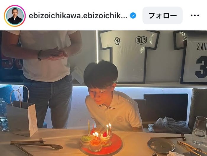 市川團十郎白猿Instagramより