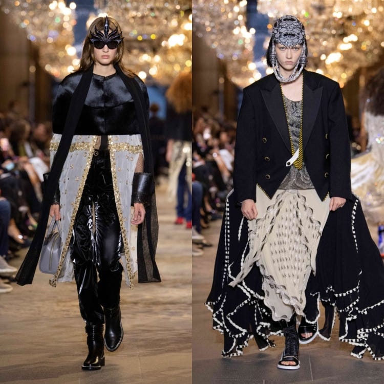 22年春夏パリ コレクション レトロなムードでボディー強調 モデルプレス 22年春夏パリ コレクション レトロなムードでボディー強調 モデルプレス