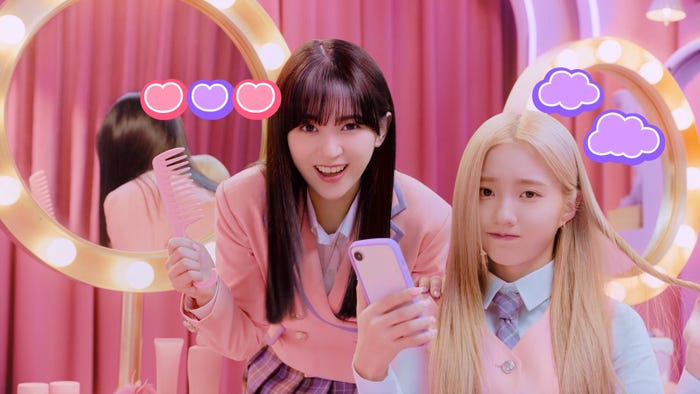 マシロ、イェソ/新Web-CM「Catch Your Beauty!」篇より(提供写真)