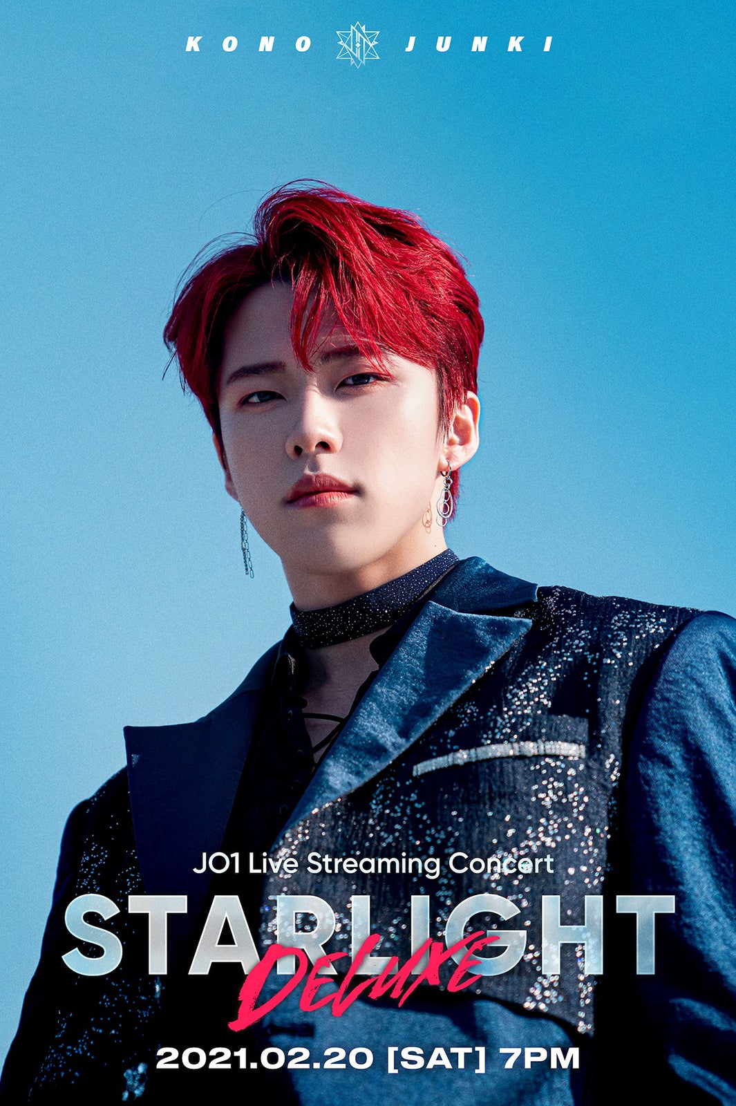 JO1河野純喜がレッドヘアに大胆チェンジ 木全翔也＆金城碧海ら新ビジュアル解禁