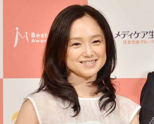 永作博美「ベストマザー賞」受賞に喜び 「毎日ドタバタ」子育てと女優業の両立に奮闘