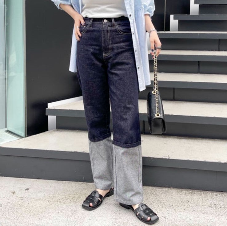 ロングロールアップデニムパンツ／FREDY&GLOSTER（提供画像）