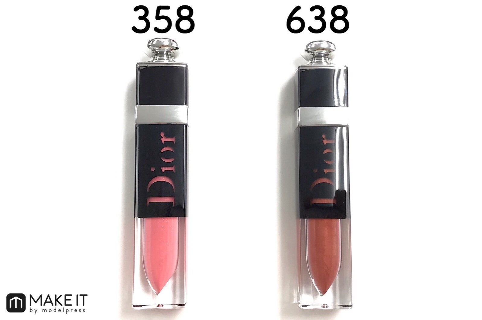 （左から）358 サンライズ ピンク、638 サンセット レッド (C)メイクイット