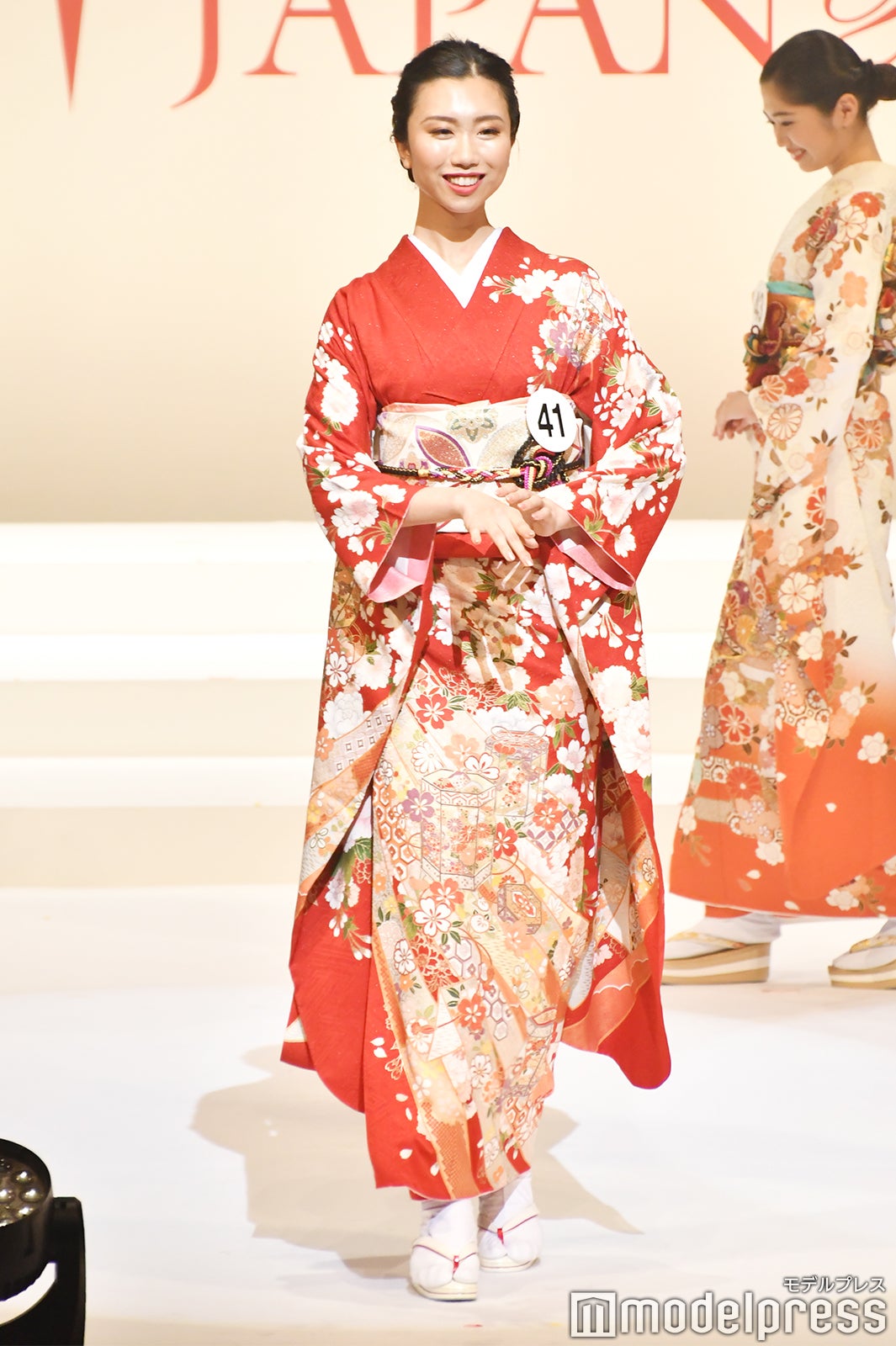 着物審査の様子／「2020ミス・インターナショナル日本代表選出大会」（C）モデルプレス