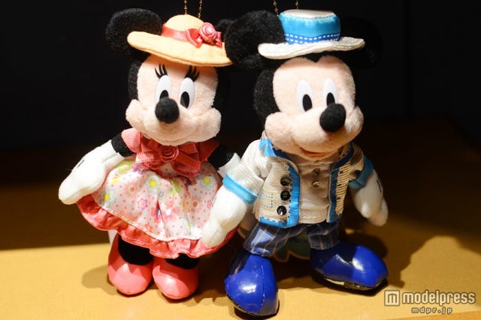 「ミッキーとダッフィーのスプリングヴォヤッジ」/ミッキー、ミニーぬいぐるみバッジ