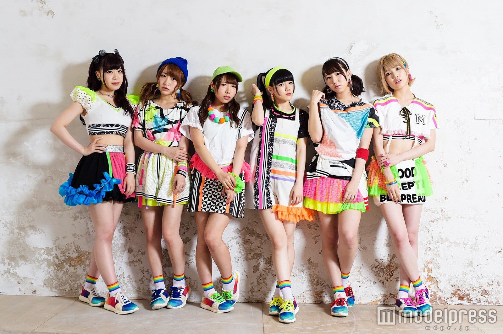 妄想キャリブレーション（左から）桜野羽咲、雨宮伊織、水城夢子、星野にぁ、双葉苗、胡桃沢まひる（C）モデルプレス