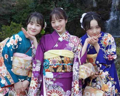 本田真凜・望結・紗来“3姉妹”振袖ショット公開 イナバウアーポーズも披露