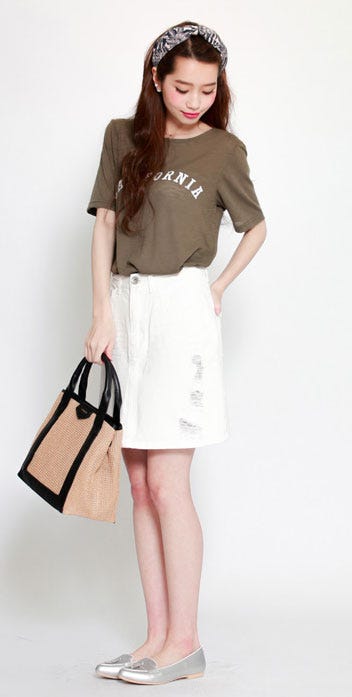 2タイプヴィンテージデニムスカート「salus」2,990円(税込)