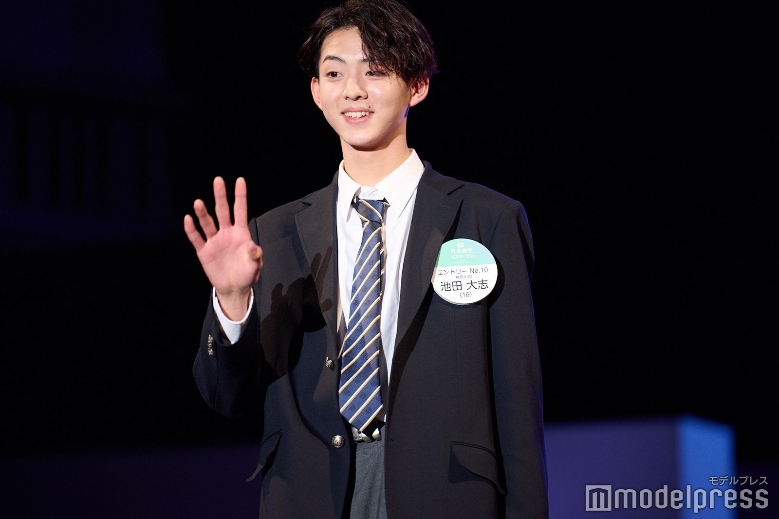 池田大志くん「男子高生ミスターコン2023」ファイナル審査の様子（C）モデルプレス