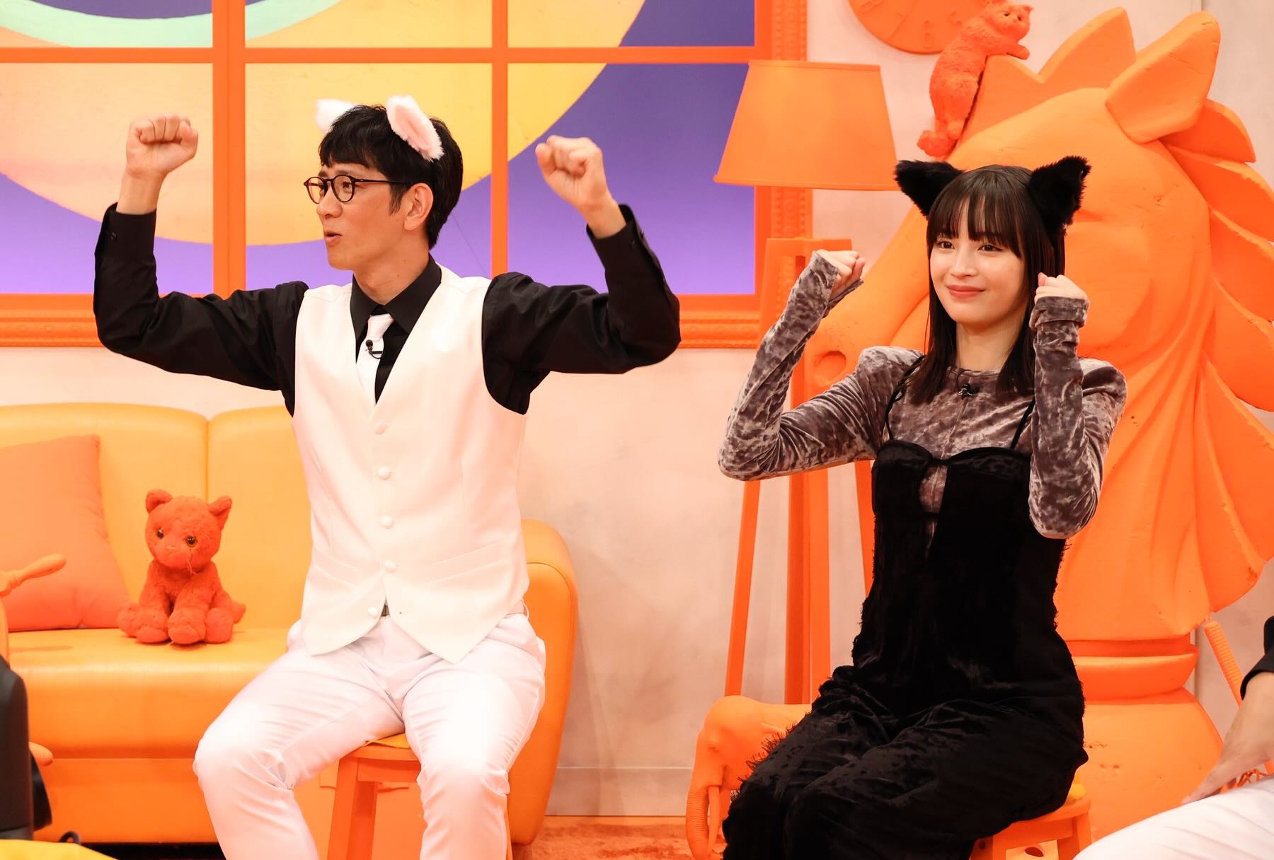 柴田英嗣、広瀬すず（C）フジテレビ