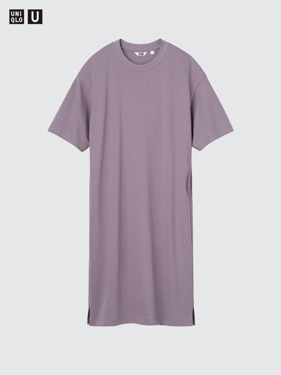ユニクロのエアリズムコットンリラックスワンピース