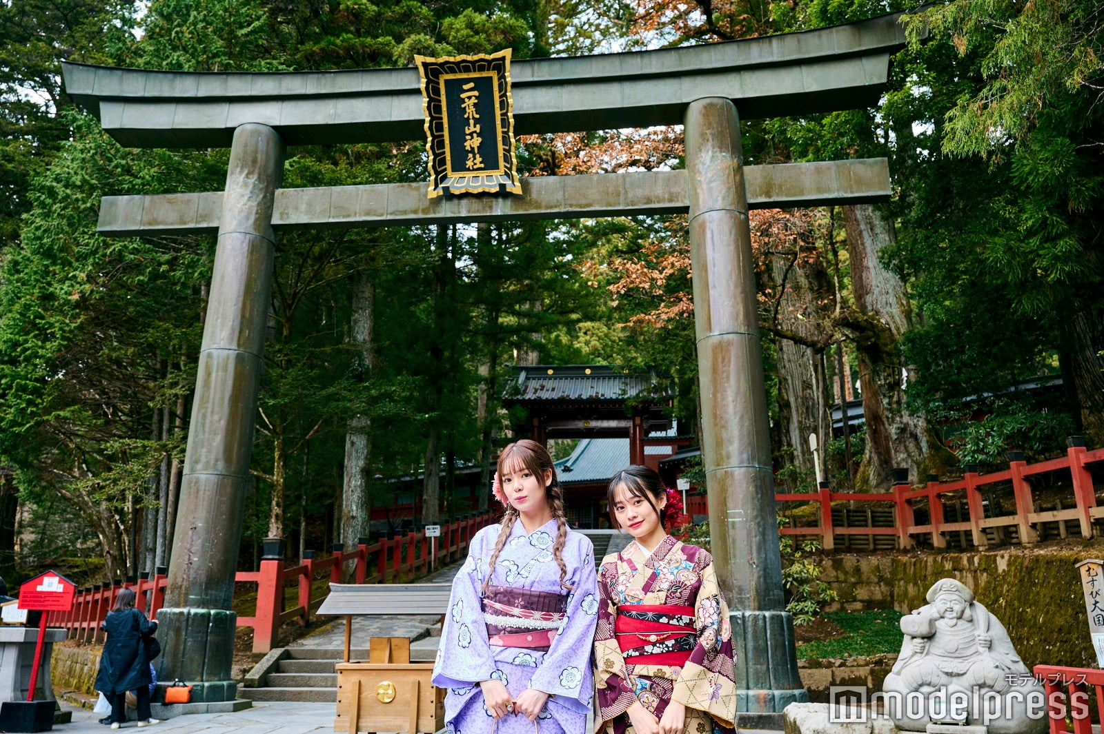 日光二荒山神社入り口では大きな鳥居が迎えてくれます（C）モデルプレス