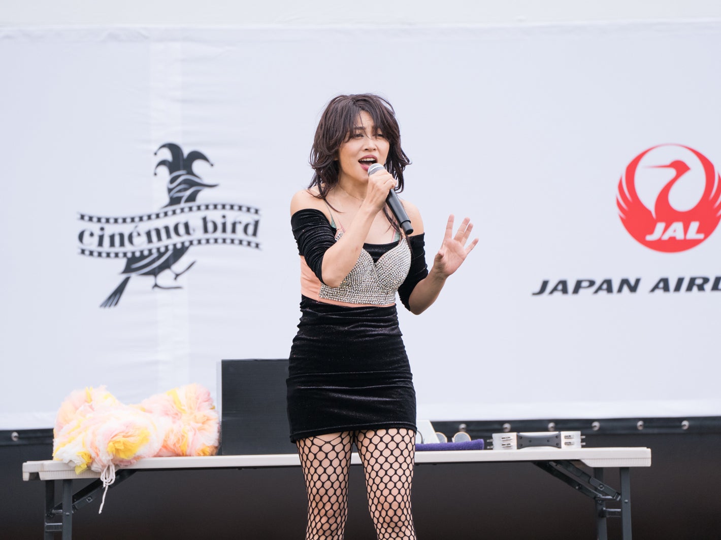 ミラクルひかる「cinema bird in 熊本小国 2023」の様子（提供写真）