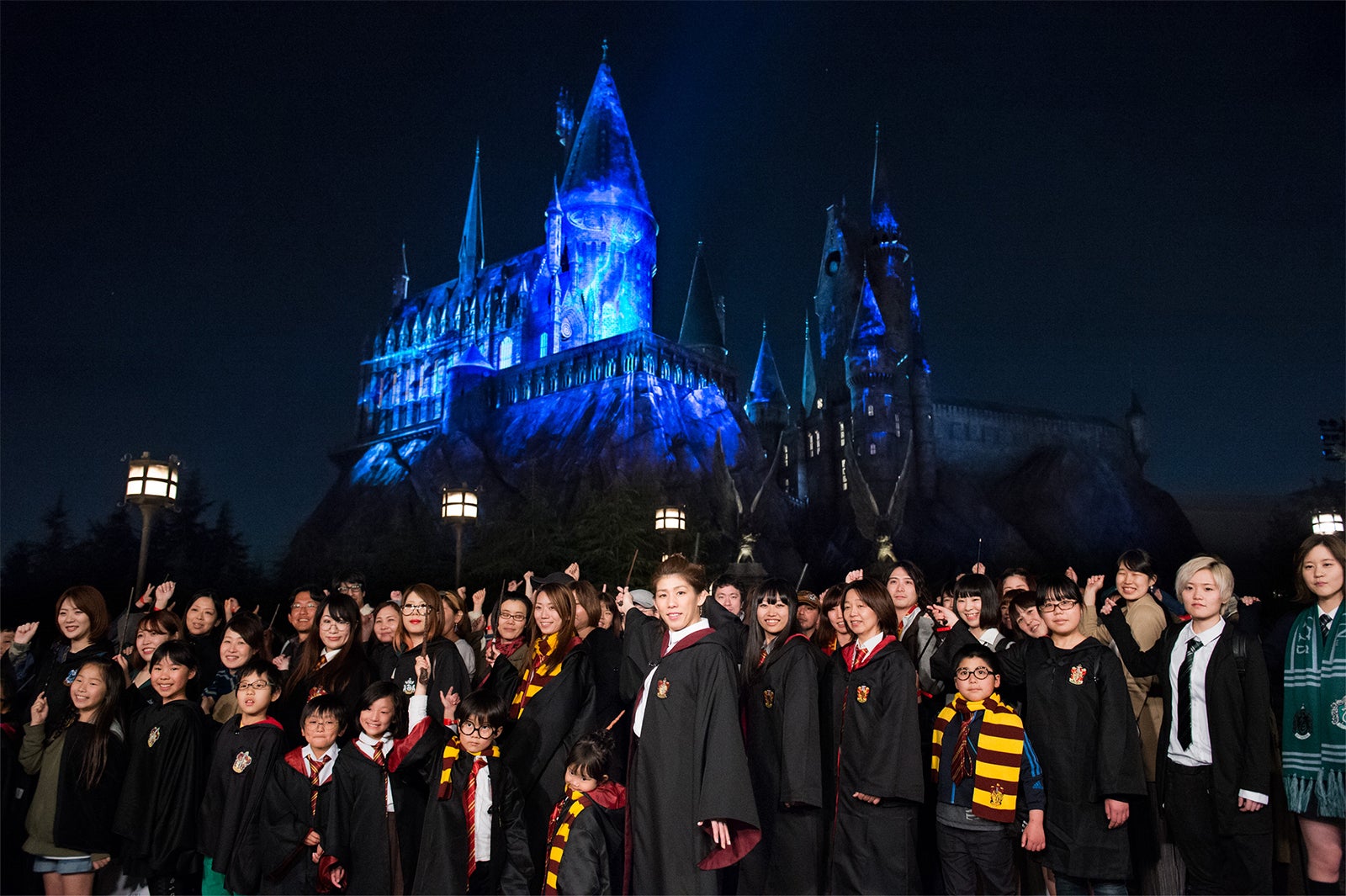 吉田沙保里、特別招待されたハリー・ポッターファン約200名／画像提供：ユー・エス・ジェイ