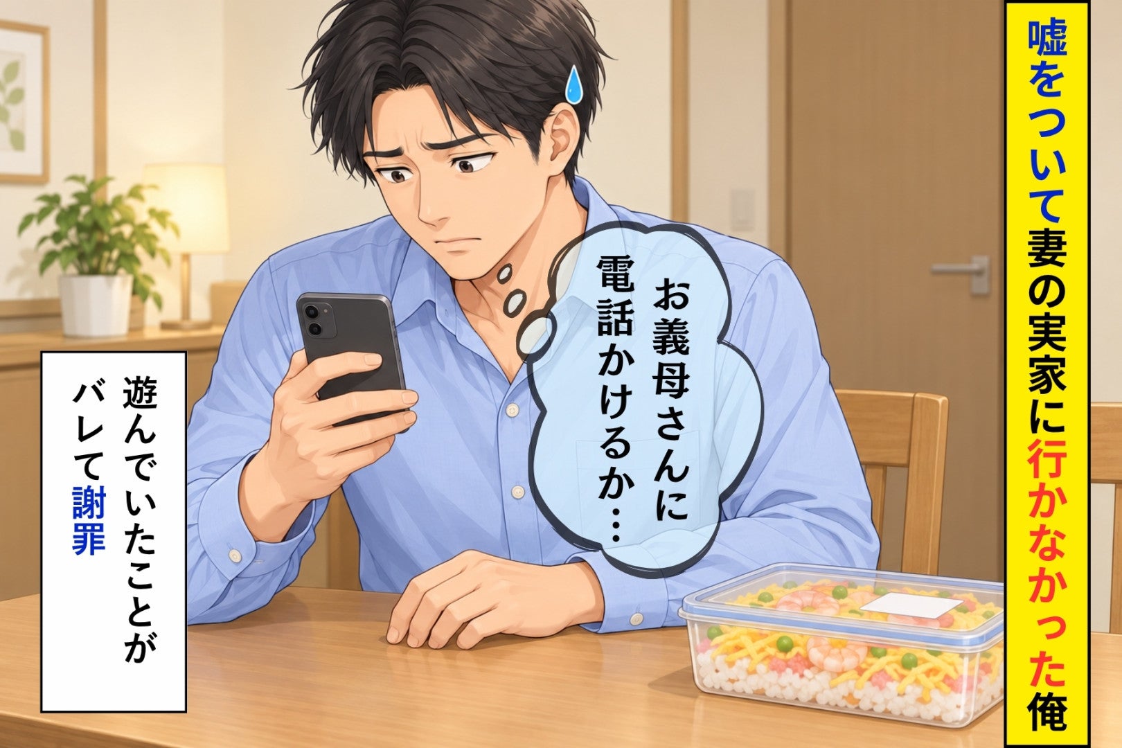 嘘をついて妻の実家に行かなかった俺→妻の実家で、俺がずっと面倒だったこと