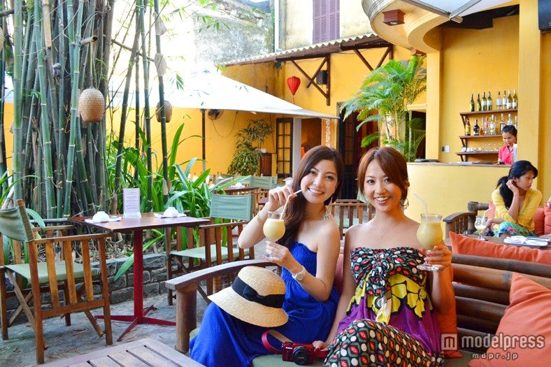 ひと休みできるおしゃれなカフェも多数／ホイアン旧市街