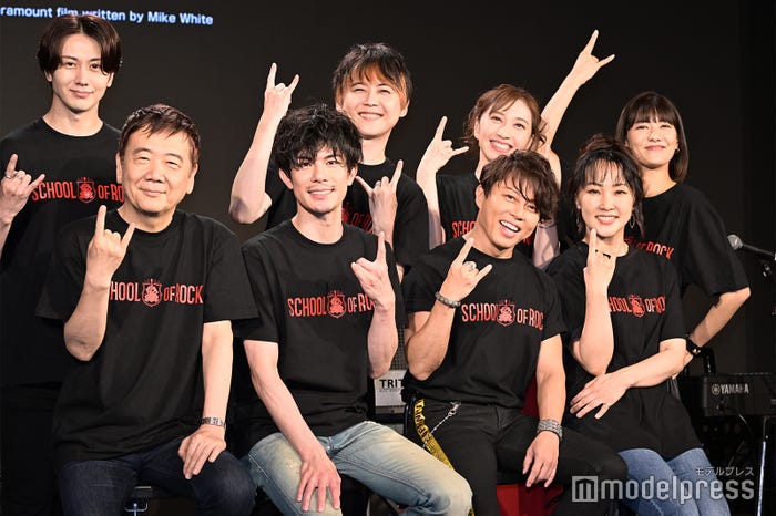 (上段左から)太田基裕、梶裕貴、はいだしょうこ、宮澤佐江(下段左から)鴻上尚史、柿澤勇人、西川貴教、濱田めぐみ(C)モデルプレス