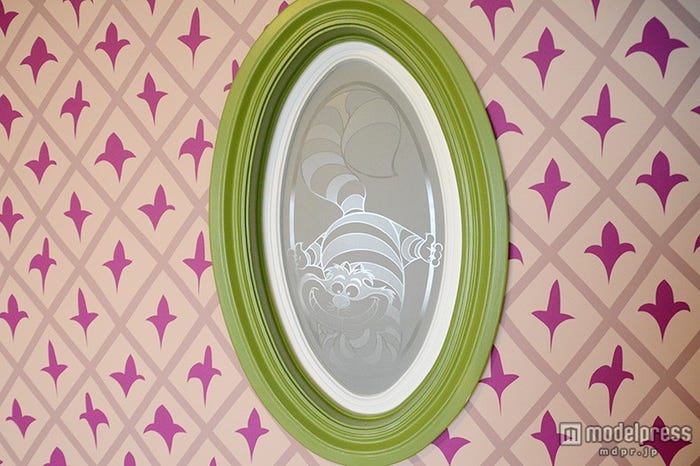 チシャ猫がのぞく窓