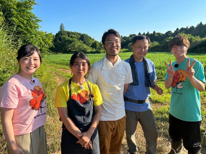 大橋和也、水卜麻美アナウンサー&志麻さんと千葉県の八街市の農家へ(C)日本テレビ