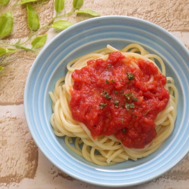 コストコのマリナラソースを活用したパスタ